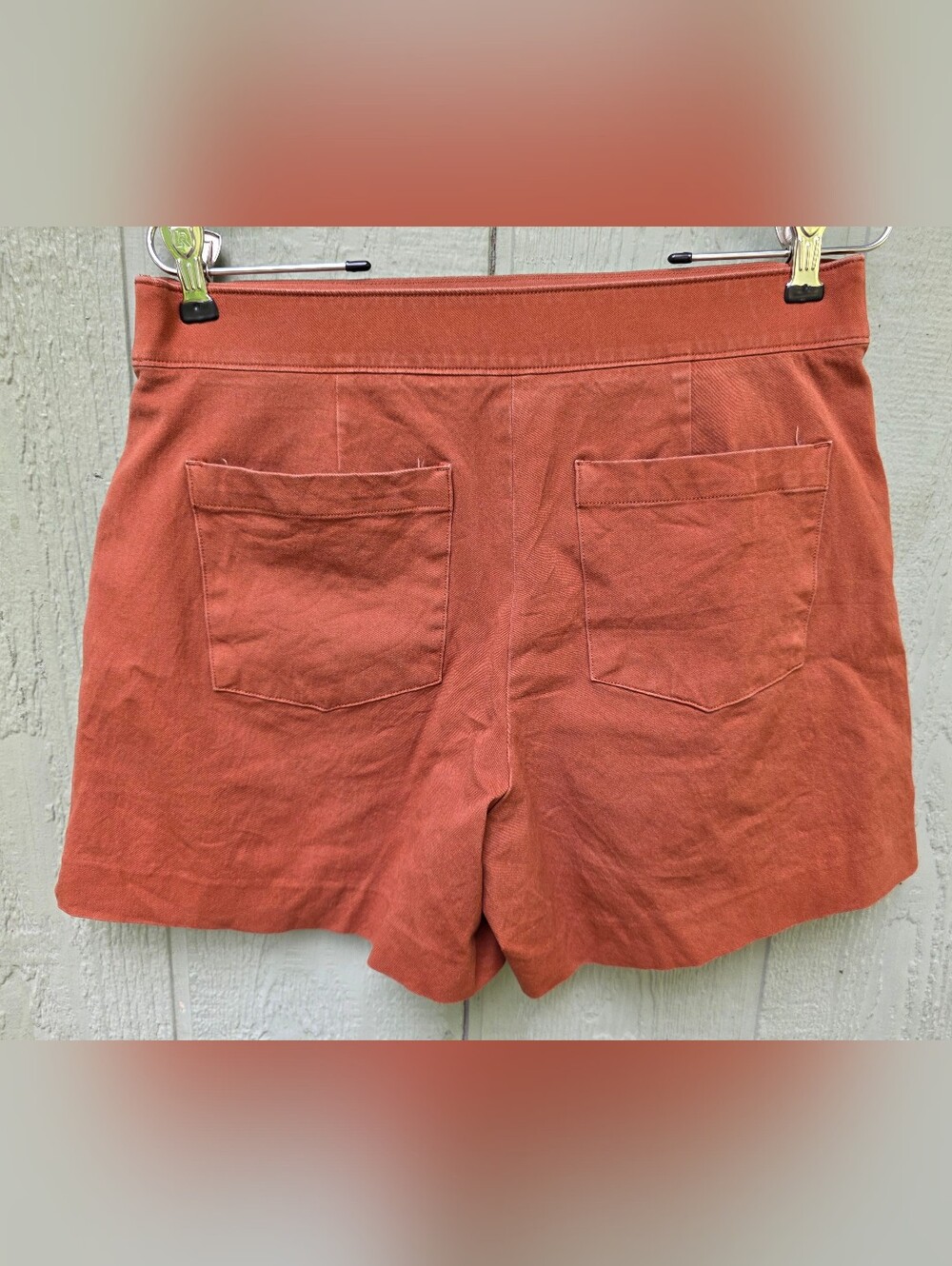 SPANX Rust-Colored High-Rise Shorts #SHO12 - Picture 3 of 12